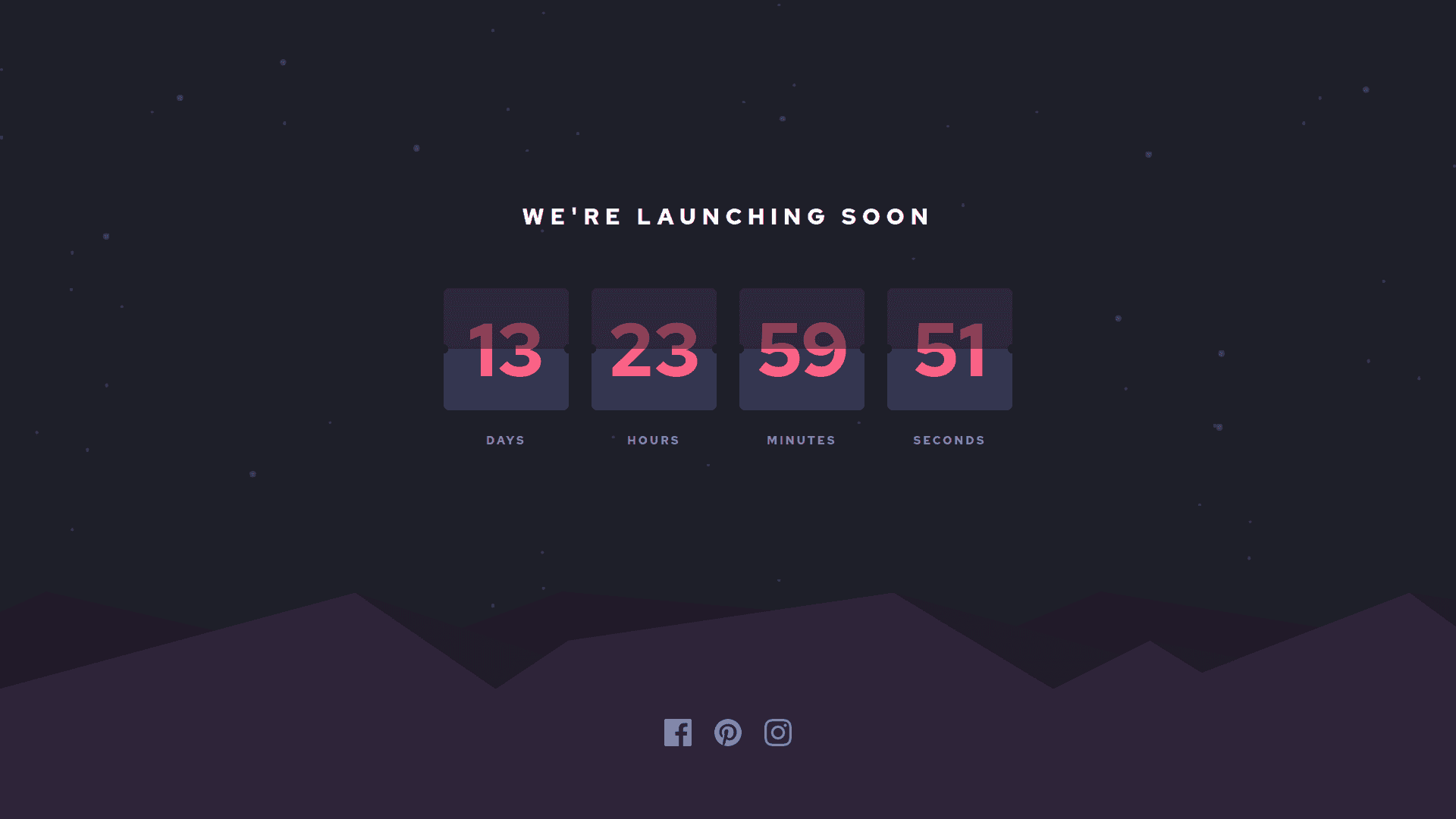 Launch countdown timer