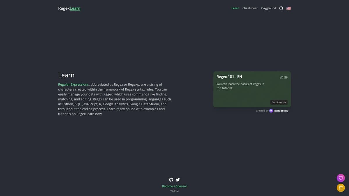 RegexLearn.com